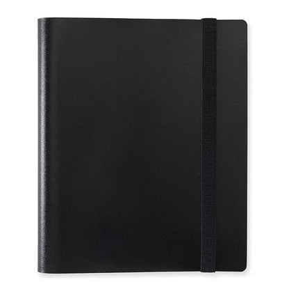 (2) PACK - 360 Pocket Trading Card Binder Side Loading Elastic 9 | BLACK & WHITE