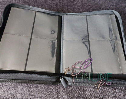 Top Loader Binder 4 Pocket | Trading Card Album Standard Toploader NEW 35pt Case