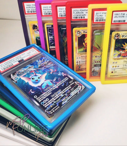 PSA Graded Card Slab Silicone Bumper Guard Protector Skin | 13 Colors | Pokemon