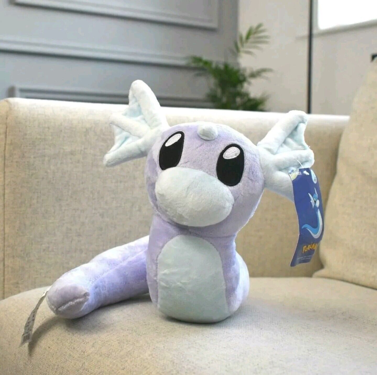 New Pokemon Dratini Plush Soft Toy Teddy Plushie 9" Christmas Gift NWT