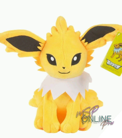 NEW Jolteon Plush Pokemon Toy Eeveelution stuffed doll NWT Poke Plushie Gift Nwt