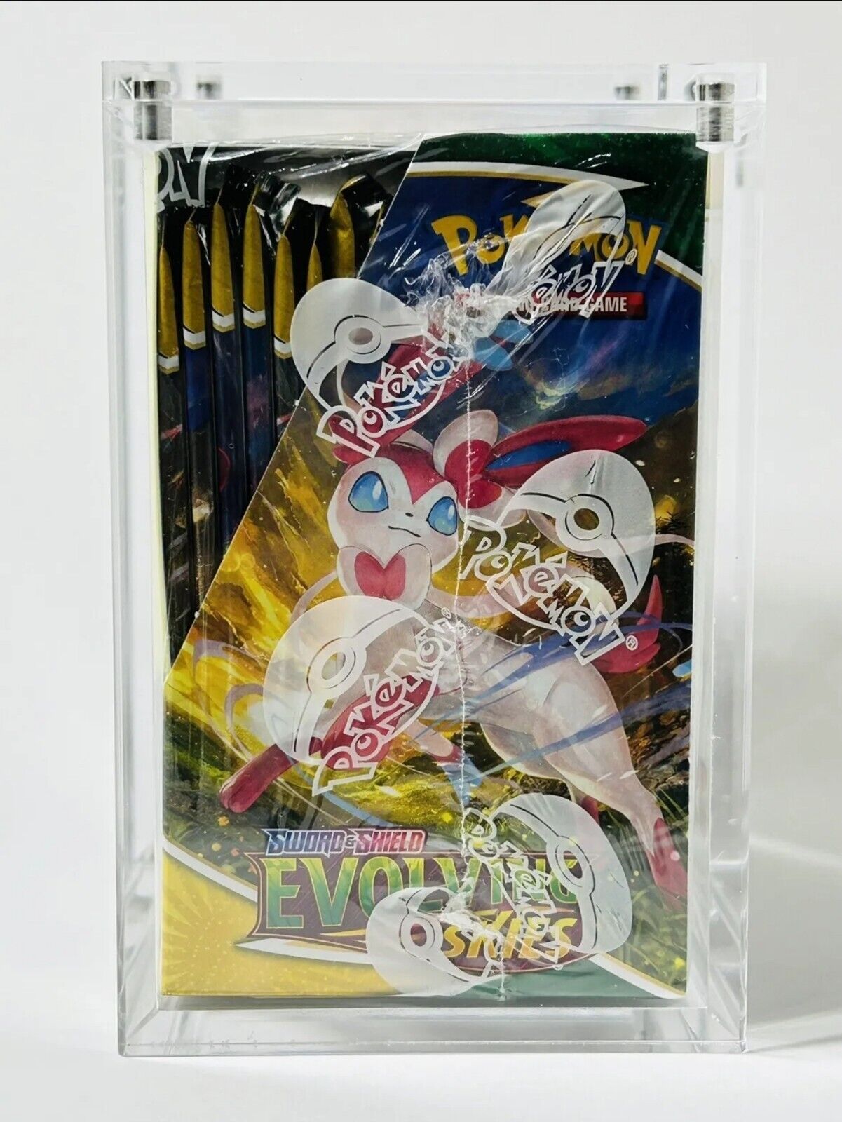 2 Pack - Pokemon Magnetic Booster Box Acrylic Case Pokémon Card Protective