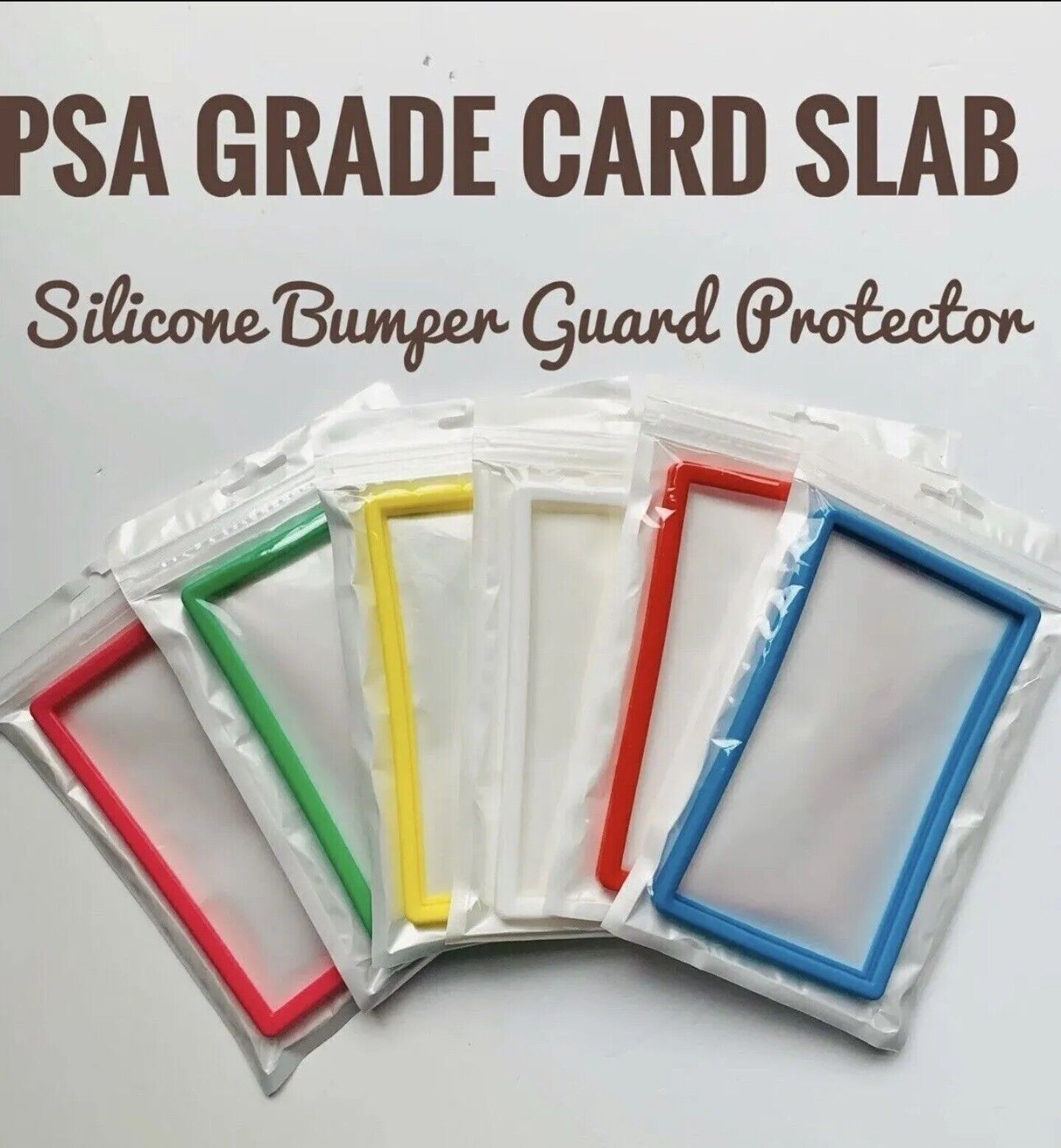 PURPLE - PSA Bumper Guard - Graded Card Slabs Protector | Slab Case | Silicone