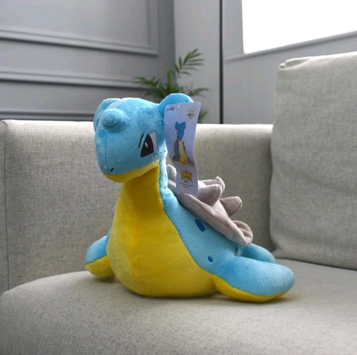 NEW Pokemon Lapras 10" Plush Soft Toy Teddy Stuffed Plushie NWT